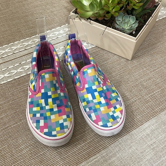 Skechers Minecraft Edition Slip On Shoes Size 2 - Picture 2 of 6